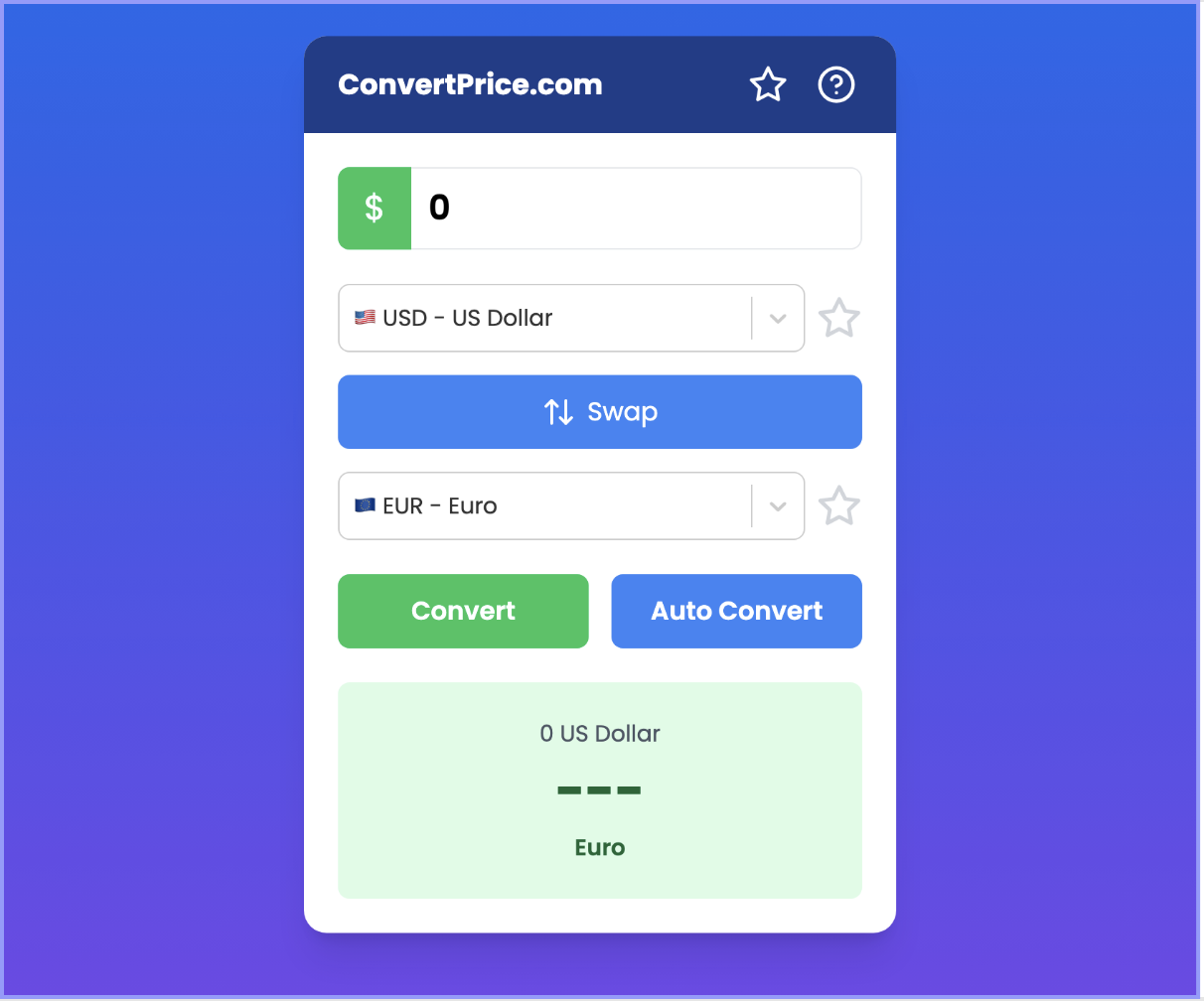 Convert Price